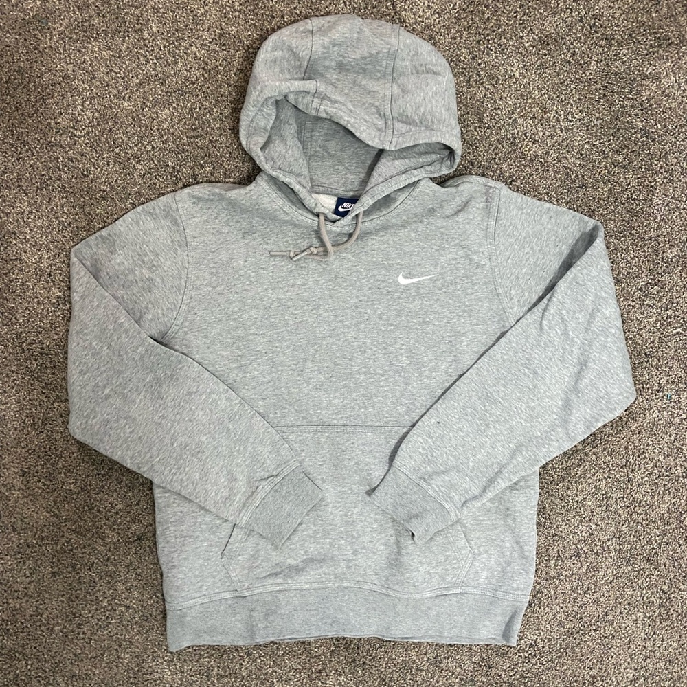 Nike Men's Light Gray Hoodie
